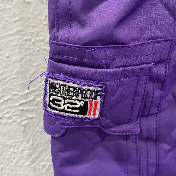 Weatherproof 32 degrees, kids winter ski/snow pants size XS 5/6 in purple NWT. - Picture 6 of 9